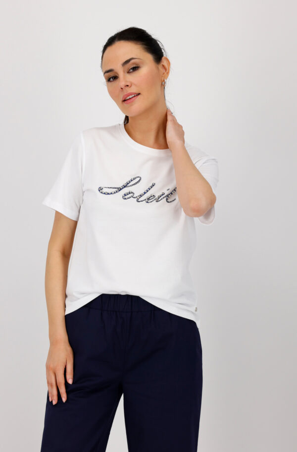 Monari T-Shirt, cream – Bild 2