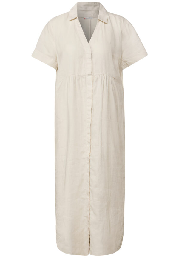 Street One Kurzarmkleid aus Leinen