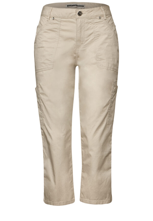 Street One 3/4 Satin Hose mit Taschen