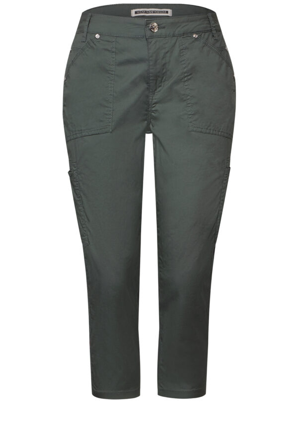 Street One 3/4 Satin Hose mit Taschen