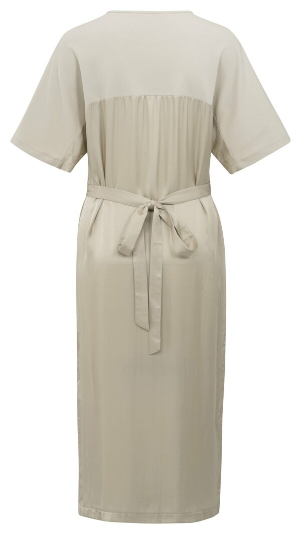 Yaya Kleid aus Stoffmischung, SILVER LINING BEIGE – Bild 2