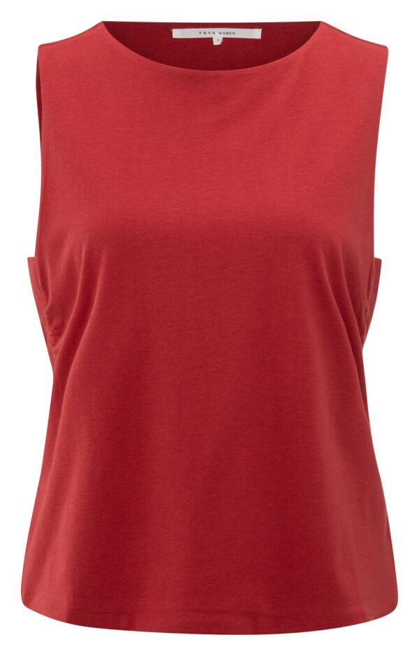 Yaya Top Oberteil mit Aussparungen, SCARLET SAGE RED