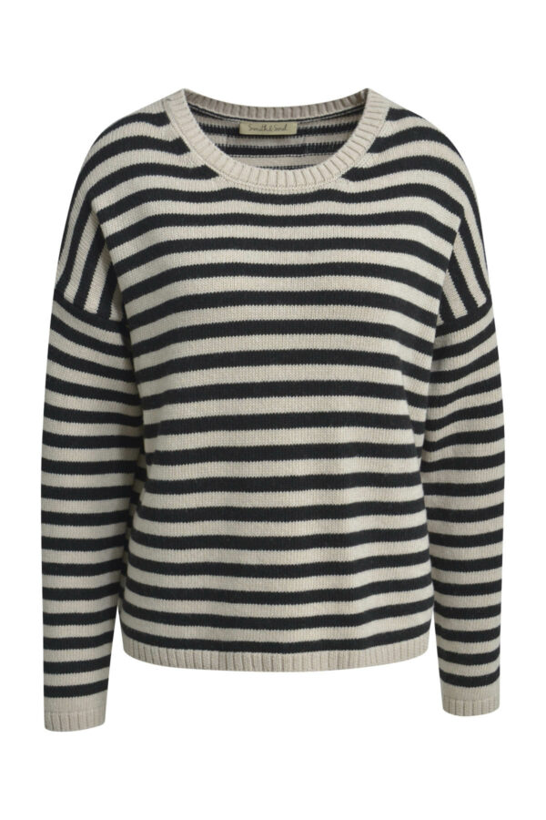 Smith & Soul Striped Round Neck Pullover