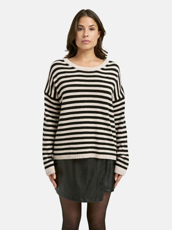 Smith & Soul Striped Round Neck Pullover – Bild 2