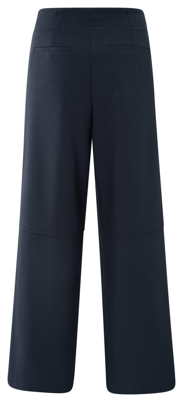 Yaya Hose High waist wide leg trousers w, INKWELL BLUE – Bild 2