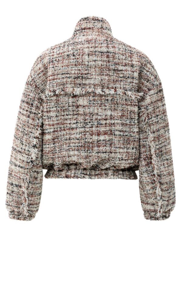 Yaya Boucle jacket with fringes, BLUSH PINK DESSIN – Bild 2