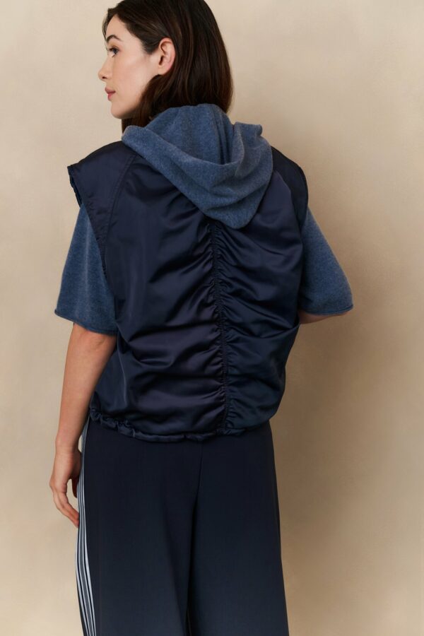 Yaya Weste Nylon reversible bodywarmer, INKWELL BLUE – Bild 2
