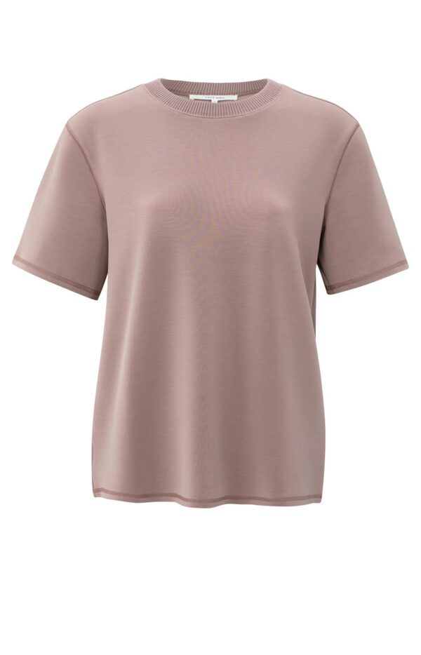 Yaya Shirt Short sleeve sweatshirt with k, BLUSH PINK