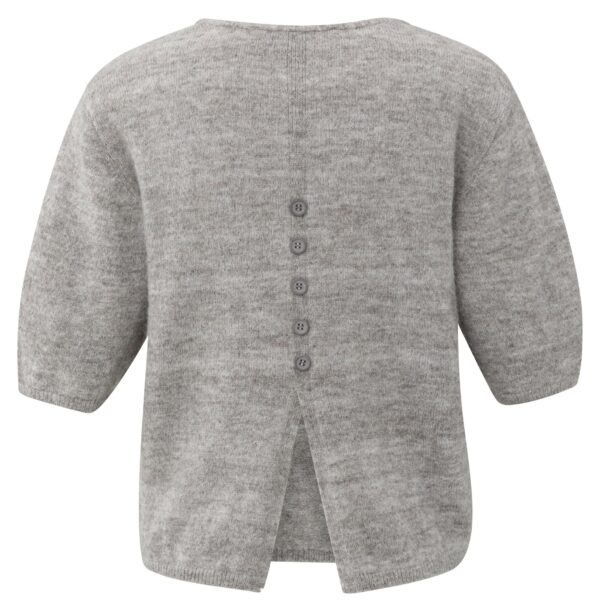 Yaya Pullover mit V-Ausschnitt, TAUPE GREY MELANGE – Bild 2