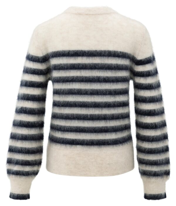 Yaya Gestreifter Pullover, COLLEGIATE BLUE DESSIN – Bild 2