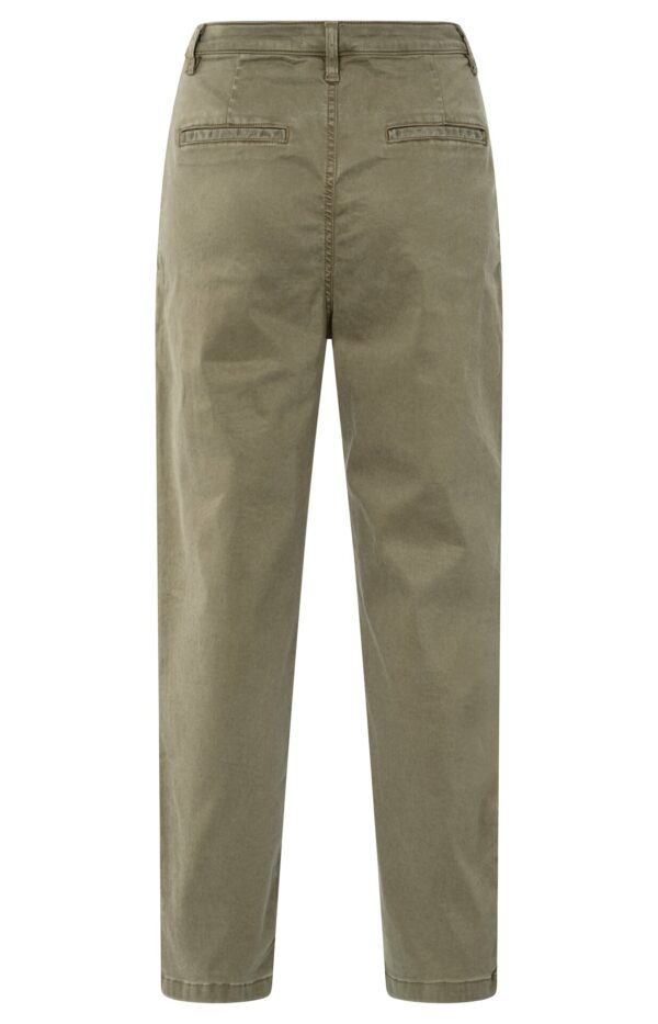 Yaya Hose Woven loose fit trousers with, CAPERS BROWNISH GREEN – Bild 2