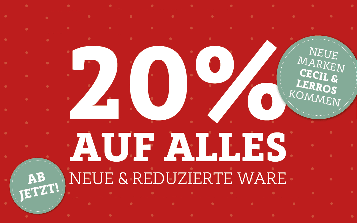 Zusatzrabatt 20