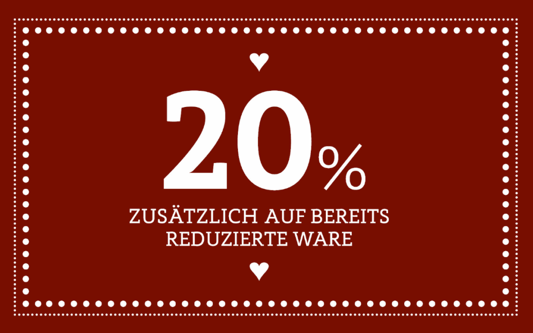 Winterräumung 20% Zusatzrabatt