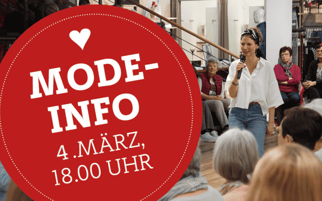 Mode-Info-Abend am Mittwoch, 4. März