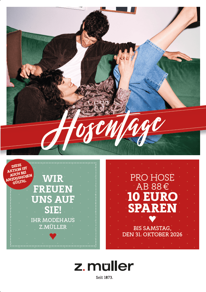 Hosentage 10 Euro sparen